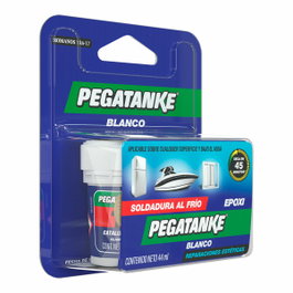 Pegatanke Pegamento epóxico bi-componente blanco, 44 ml