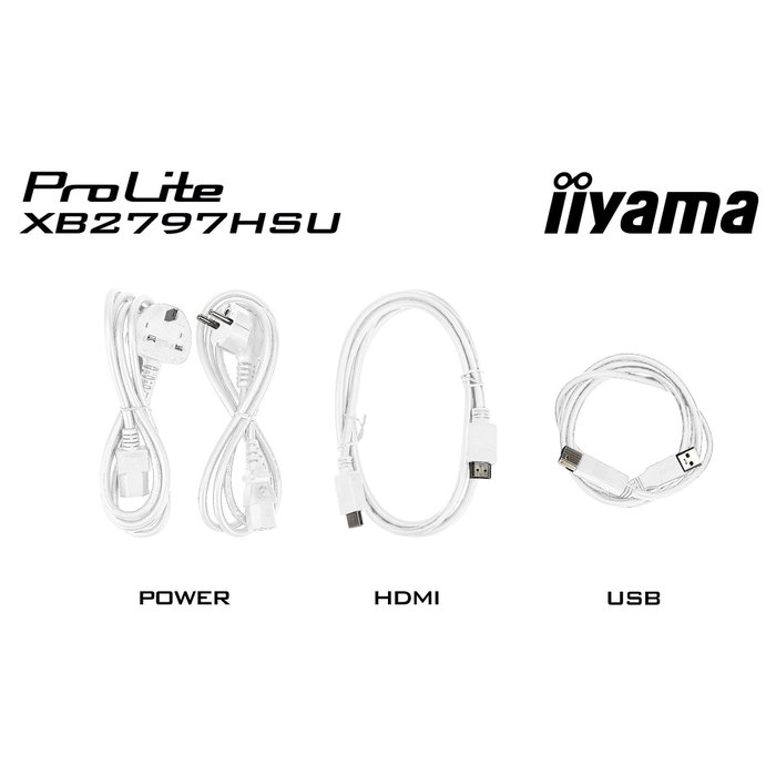 iiyama ProLite XB2797HSU-W1 Monitor de 27 pulg. Full HD Blanco