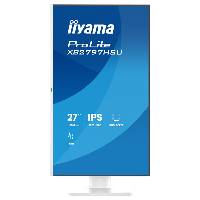iiyama ProLite XB2797HSU-W1 Monitor de 27 pulg. Full HD Blanco