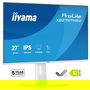 iiyama ProLite XB2797HSU-W1 Monitor 27" Full HD IPS 120Hz 1ms AMD FreeSync, Altavoces, USB-C, Blanco