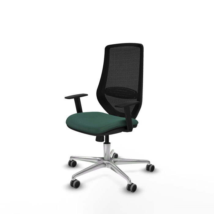 PIQUERAS Y CRESPO Silla de oficina Mardos con mecanismo Sincro Verde botella y Negro PIQUERAS Y CRESPO Silla de oficina Mardos con mecanismo Sincro Verde botella y Negro