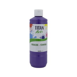 Tempera Titan Arts Creative Escolar 500Ml Violeta