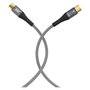 EFB Elektronik Set de Cables USB-C a USB-C 100W PD 3.0 5A (0,5m + 1m + 2m) Gris
