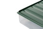 Hermia YYBLLA3,54LU Set 4 Cajas de Almacenaje de Plástico Verde 3500ml Duraderas y Versátiles para Hogar y Oficina