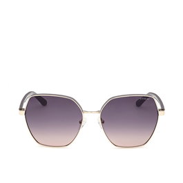 Guess Gafas GU00108 32B Gafas de Sol para Mujer Rectangulares Dorado 60 mm