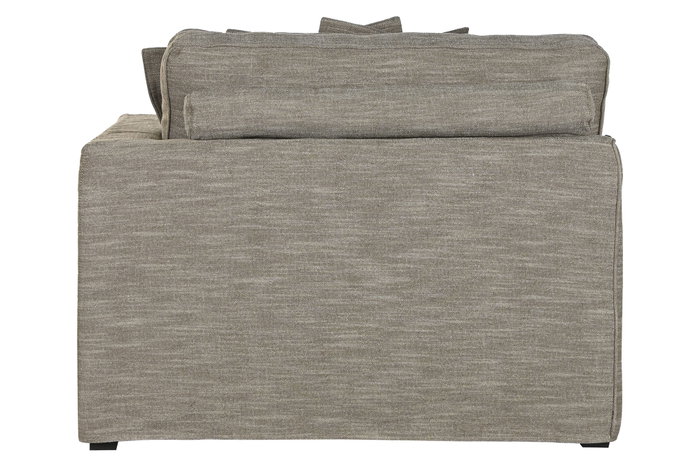 DKD Home Decor Módulo de Sofá Izquierdo/Derecho Verde con 4 Cojines