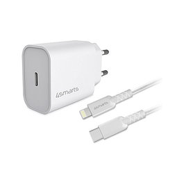 4smarts Cargador Rápido 20W con Cable Lightning de 1.5m para iPhone (4S465591)