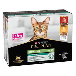 Purina Pro Plan Feline Sterilised Maintenance Buey 4x85g