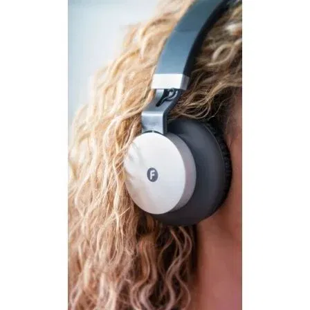 Fonestar TV-PHONES Auriculares Over Ear para TV Jack 3.5mm Negros Plegables con Control de Volumen y Bolsa de Transporte