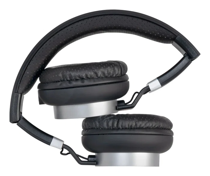 Fonestar TV-PHONES - Auriculares Diadema Con Cable Estéreo para TV y Música, Plegables, 5 m, Negro/Plata