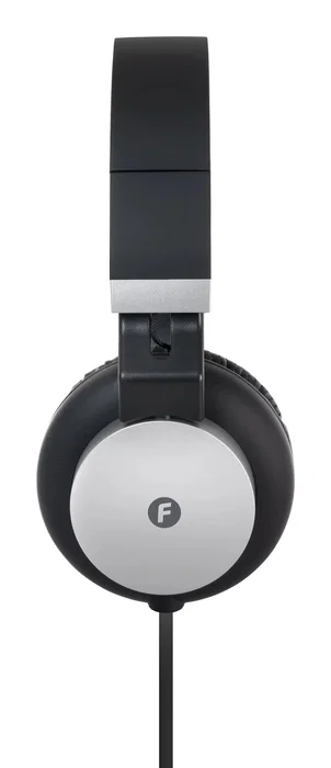 Fonestar TV-PHONES - Auriculares Diadema Con Cable Estéreo para TV y Música, Plegables, 5 m, Negro/Plata