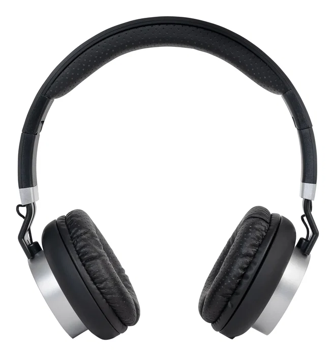 Fonestar TV-PHONES - Auriculares Diadema Con Cable Estéreo para TV y Música, Plegables, 5 m, Negro/Plata