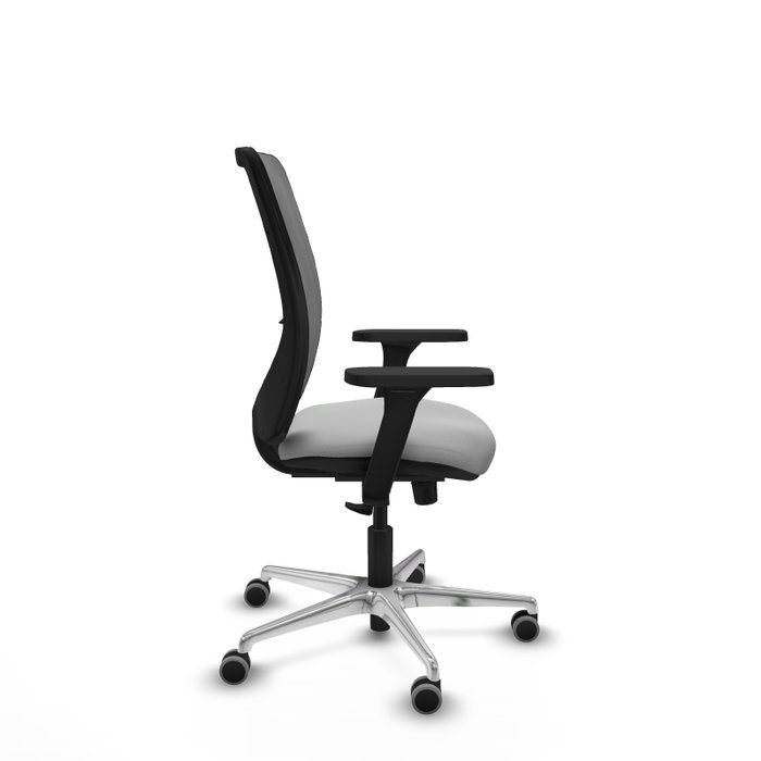 PIQUERAS Y CRESPO Silla de oficina Zulema con mecanismo Sincro, Gris