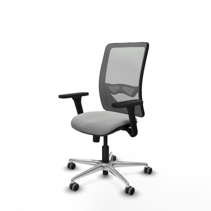 PIQUERAS Y CRESPO Silla de oficina Zulema con mecanismo Sincro, Gris