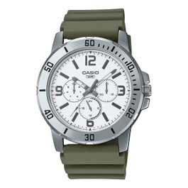 Casio Reloj MTP-VD300-3BUDF con correa verde