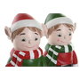 DKD Home Decor Figura LED Magnesia Elfo Surtido de 2 Unidades