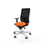 PIQUERAS Y CRESPO Silla de oficina Horna Naranja y Negro