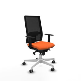 PIQUERAS Y CRESPO Silla de oficina Horna Naranja y Negro