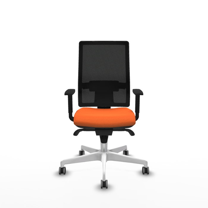PIQUERAS Y CRESPO Silla de oficina Horna Naranja y Negro