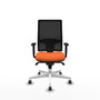 PIQUERAS Y CRESPO Silla de oficina Horna Naranja y Negro
