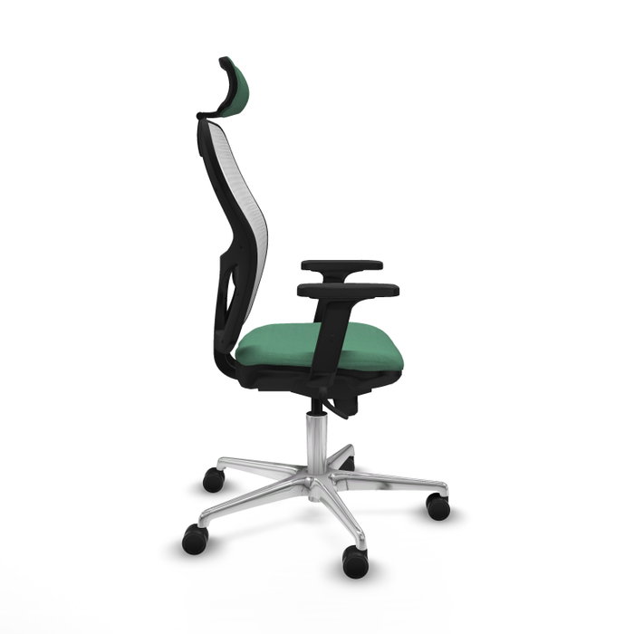 PIQUERAS Y CRESPO Silla de oficina Jorquera Verde Esmeralda y Blanco PIQUERAS Y CRESPO Silla de oficina Jorquera Verde Esmeralda y Blanco