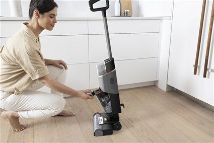 Shark WD210EU Limpiador Sin Cable para Suelos Duros HydroVac 2 en 1 Aspira y Friega