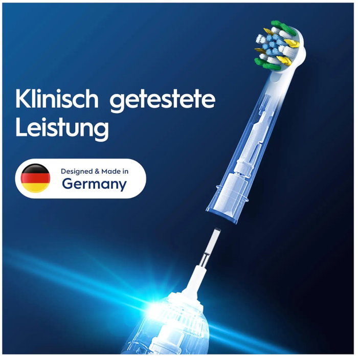 Oral-B Aufsteckbürsten Tiefenreinigung 6-Pack - 6 Cabezales de Recambio para Cepillo Eléctrico, Color Blanco, Caja