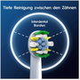 Oral-B Aufsteckbürsten Tiefenreinigung 6-Pack - 6 Cabezales de Recambio para Cepillo Eléctrico, Color Blanco, Caja