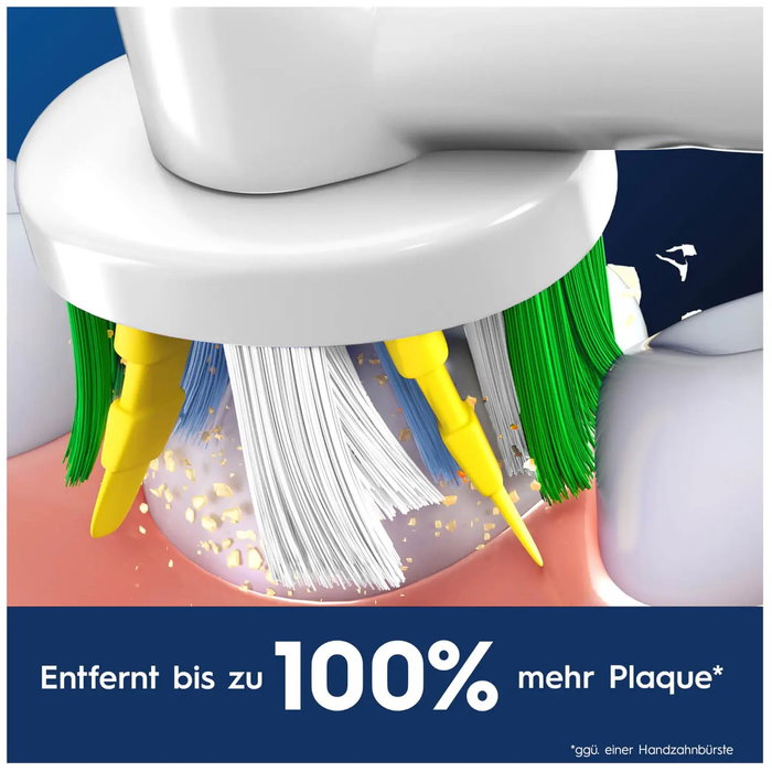 Oral-B Aufsteckbürsten Tiefenreinigung 6-Pack - 6 Cabezales de Recambio para Cepillo Eléctrico, Color Blanco, Caja