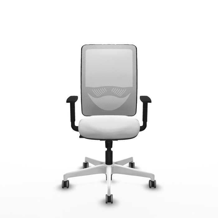 PIQUERAS Y CRESPO Silla de oficina Zulema con Mecanismo Sincro y Tela Blanca PIQUERAS Y CRESPO Silla de oficina Zulema con Mecanismo Sincro y Tela Blanca