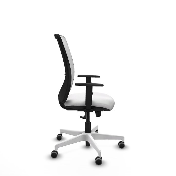 PIQUERAS Y CRESPO Silla de oficina Zulema con Mecanismo Sincro y Tela Blanca PIQUERAS Y CRESPO Silla de oficina Zulema con Mecanismo Sincro y Tela Blanca