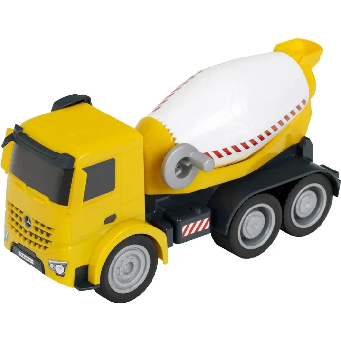 KLEIN 3804 Camión Hormigonera Mercedes Arocs con Mezclador Giratorio e Inclinable, Ruedas Blandas, Escala 1:24, para Mayores de 3 Años