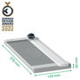 Leitz Cizalla de Papel Precision Home A4 Antracita