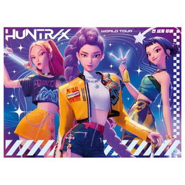 RAVENSBURGER Puzzle Gira Mundial KPop Demon Hunters XXL 150pzs
