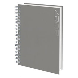 EDEUSTO Agenda Anual 2027 Matra Beta Wire-O Tapa Dura Gris D13