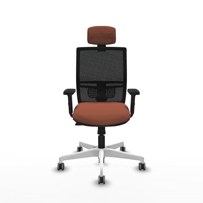 PIQUERAS Y CRESPO Silla de oficina Yunquera con mecanismo Sincro/Traslack Marrón/Negro PIQUERAS Y CRESPO Silla de oficina Yunquera con mecanismo Sincro/Traslack Marrón/Negro