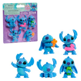 Just Play Disney Pack 5 Mini Figuras Stitch Coleccionables +3 años