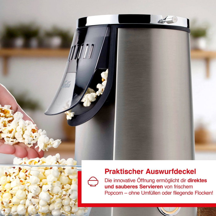 Solis Pop & Fun Popcorn Maker Type 8504, Plata Solis Pop & Fun Popcorn Maker Type 8504, Plata