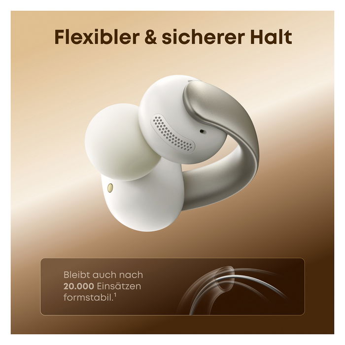 Anker AeroClip Soundcore Auriculares Abiertos Clip Azul Sonido Hi-Res LDAC Reducción de Ruido IP55 Llamadas con Asistente KI