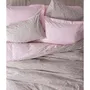 Juego de Cama 220x240 cm y Fundas Almohada 60x60 cm - 100% Algodón - Rosa - ASI8683342983372
