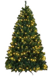 DKD Home Decor Árbol de Navidad LED 180cm Verde