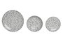 DKD Home Decor Set de Vajilla de 18 Piezas en Porcelana Bambú Gris Claro