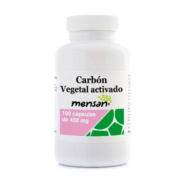 Mensan Carbón Vegetal Activado 450mg
