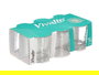 Vivalto Set 6 Vasos 265 ml Ondas Transparentes Vidrio Medidas 26.2x9x16 cm (Set de 8)