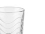 Vivalto Set 6 Vasos 265 ml Ondas Transparentes Vidrio Medidas 26.2x9x16 cm (Set de 8)