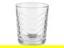 Vivalto Set 6 Vasos 265 ml Ondas Transparentes Vidrio Medidas 26.2x9x16 cm (Set de 8)