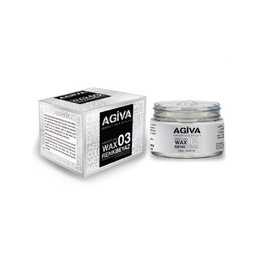 Agiva Cera para el Cabello con Color White 120g - Fijación Fuerte y Brillo