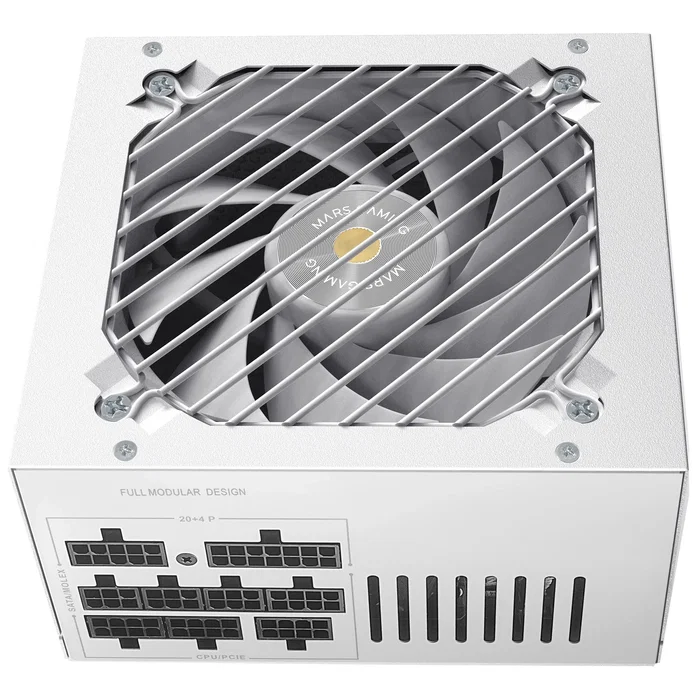 Mars Gaming MPB850SIMW Fuente de Alimentación 850W ATX 80 Plus Bronze Blanco Totalmente Modular Ventilador Extreme Silence AI2-RPM 7 Años Garantía