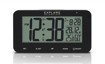 Ndc-1004 Reloj Despertador Negro Con Temp. Interior + Humedad EXPLORE SCIENTIFIC NDC-1004 NEGRO