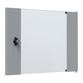 EFB Elektronik Glastr fr X-Rack Wandgehuse 9HE gris RAL7035